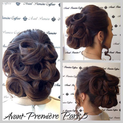 coiffure chignon mariée mariage 